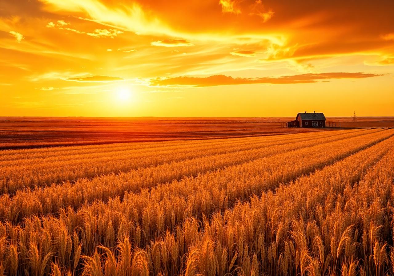 Open West Texas farmland stretching toward a wide horizon.